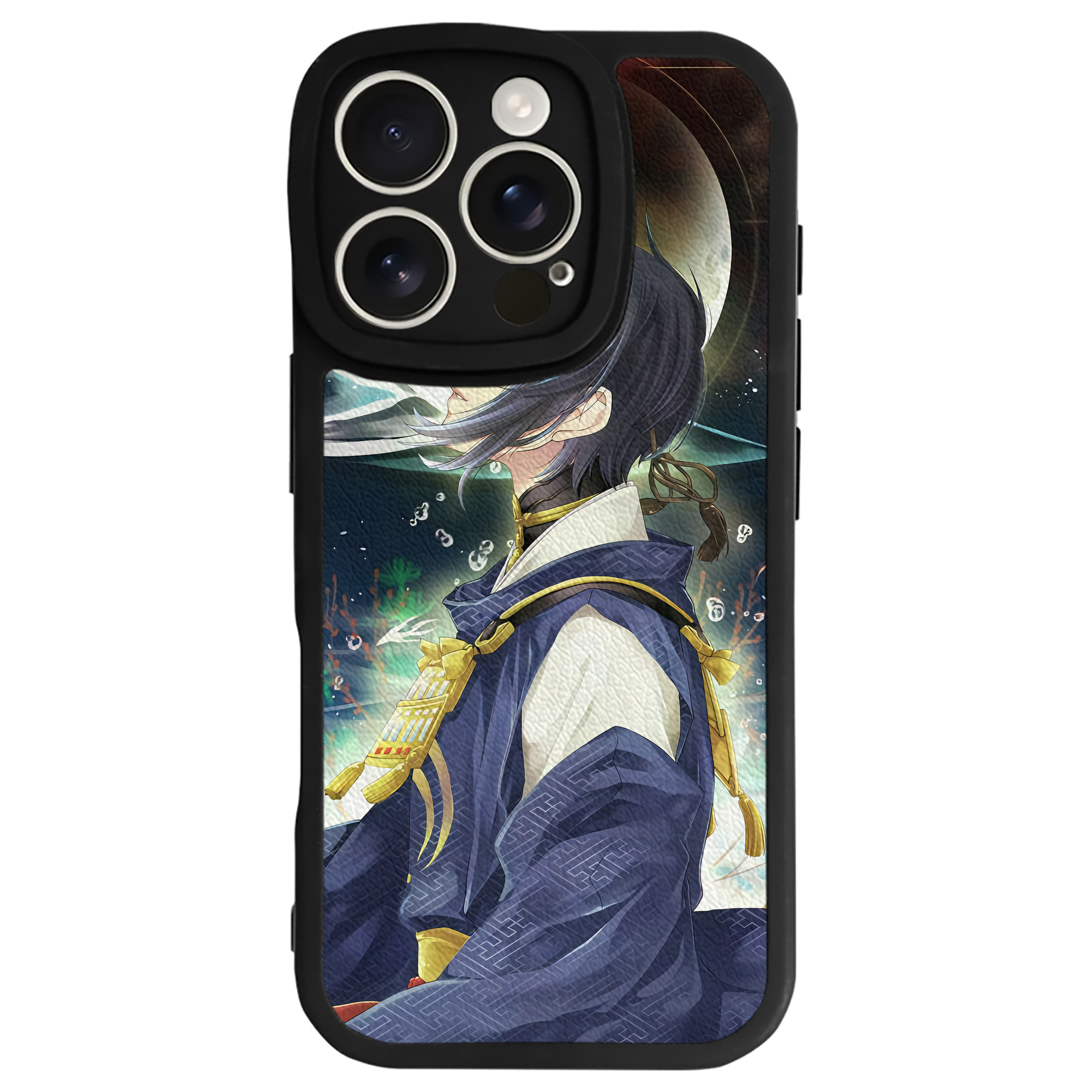 （画像用） 刀剣乱舞 Touken Ranbu 【iPhone 16シリーズ対応】シリコンスマホケース（レザー調） 材質：シリコン